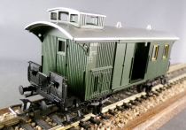Märklin 4038 Ho Stg Passengers Coach Vigie Van 2 axles 116 910 Green Livery no Box
