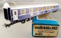 M&auml;rklin 4151 Ho Ns Sleeping Car TEN 1st/2nd Class Blue Livery Near Mint in Box