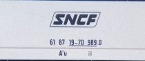 Märklin 4161 Ho Sncf Voiture Uic Eurofima A9u 1ère Classe Livrée Corail en Boite 2