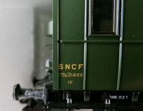 M&auml;rklin 42040 Ho Sncf Coffret de 4 Voitures 3 Essieux &agrave; Couloir Lat&eacute;ral Epoque 3 CA Neuves Boite