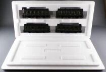 M&auml;rklin 42040 Ho Sncf Set of 4 3-Axle Compartment Carriages of Various Prussian Types Mint in Box