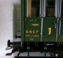 M&auml;rklin 42040 Ho Sncf Set of 4 3-Axle Compartment Carriages of Various Prussian Types Mint in Box