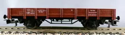 M�rklin 4423 Ho Db Flat Wagon Low Sides Brown 2 Axles Kklm 505 Type no Box