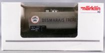 Märklin 44900.004 Ho Db Tank Wagon Silver 2 Axles Desmarais Frères Mint in ox