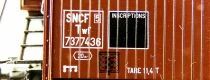  M&auml;rklin 4680 Ho Sncf Covered Wagon Twf 7377436 Dark Brown Near Mint in Box