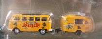 Märklin 48709 Ho Db Stake Wagon Blue 2 Axles & VW Bus with Caravan Mint in ox
