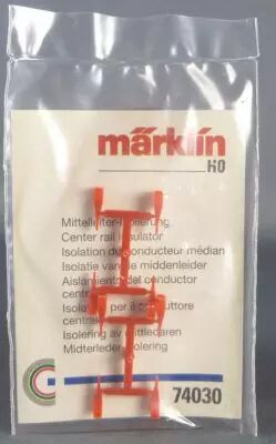 M�rklin 74030 Ho Isolations de conducteur Central pour Voies C Neuves en sachet