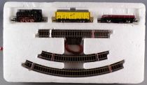 Märklin 8180S Z Scale Mini-Club Start Set Steam Loco Wagons Rails Transformer Mint in Box