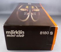 Märklin 8180S Z Scale Mini-Club Start Set Steam Loco Wagons Rails Transformer Mint in Box