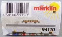 Märklin 94110 Ho Db Flat Wagon Low Sides Green 2 Axles & 2 x Mercedes Unimog Mint in ox
