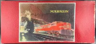 M�rklin CM 805/3 Ho Coffret Db Train Marchandises Loco Vapeur 030 3 Wagons Rails 3 Rails Voie M