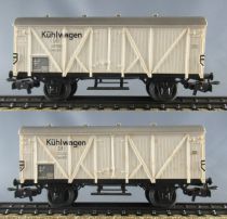 Märklin CM 805/3 Ho Coffret Db Train Marchandises Loco Vapeur 030 3 Wagons Rails 3 Rails Voie M