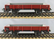 Märklin CM 805/3 Ho Coffret Db Train Marchandises Loco Vapeur 030 3 Wagons Rails 3 Rails Voie M