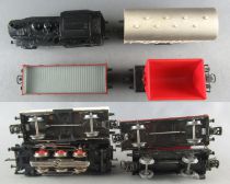 Märklin CM 805/3 Ho Coffret Db Train Marchandises Loco Vapeur 030 3 Wagons Rails 3 Rails Voie M