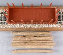 Märklin Ho Db Flat Stake Wagon Kbs Type 21 80 333 2 501-8 with Logs no Box