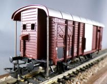 Märklin Ho Sbb Cff Freight Covered Wagon Brown K3 Type 43257 no Box