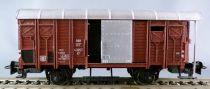 Märklin Ho Sbb Cff Freight Covered Wagon Brown K3 Type 43257 no Box