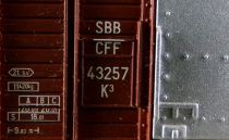 Märklin Ho Sbb Cff Wagon Couvert Brun 2 Essieux Type K3 43257 sans Boite