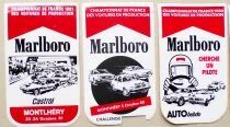 Marlboro F1 Rally Car - 9 x Vintage Stickers