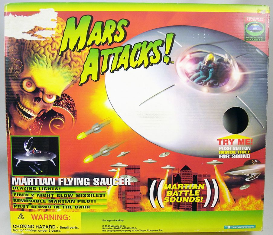Mars Attacks Martian Flying Saucer Trendmasters