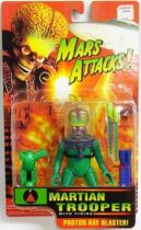 Mars Attacks! - Trendmasters - Set de 4 figurines : Martian Leader, Trooper, Ambassador, Spy Girl