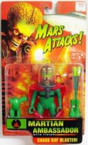 Mars Attacks! - Trendmasters - Set de 4 figurines : Martian Leader, Trooper, Ambassador, Spy Girl