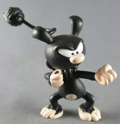 Marsupilami - Figurine PVC Plastoy - B�b� Marsupilami noir