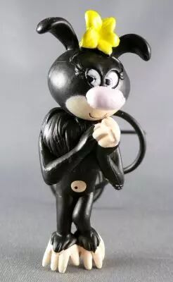 Marsupilami - Figurine PVC Plastoy - Femelle Marsupilami noire 