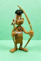 Marsupilami - Figurine PVC Plastoy - Indien Chahutas (avec arc)