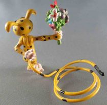 Marsupilami - Figurine PVC Plastoy - Marsupilami avec bouquet de fleurs