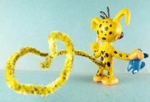 Marsupilami - Figurine PVC Schleich 1979 - Marsupilami avec Poisson