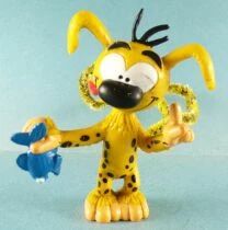Marsupilami - Schleich PVC Figure 1979 - Marsupilami with Fish
