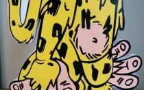 Marsupilami - Sellette Bois Tropico Diffusion - Hauteur 93 cm