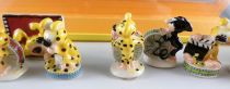 Marsupilami - Série de 10 fèves Porcelaine Brillante 2012 Neuf Boite