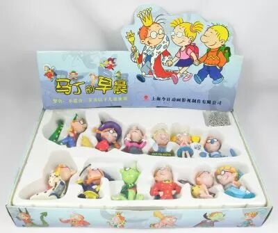Martin Matin - Coffret de 12 figurine PVC - Fantasia Animation 2004