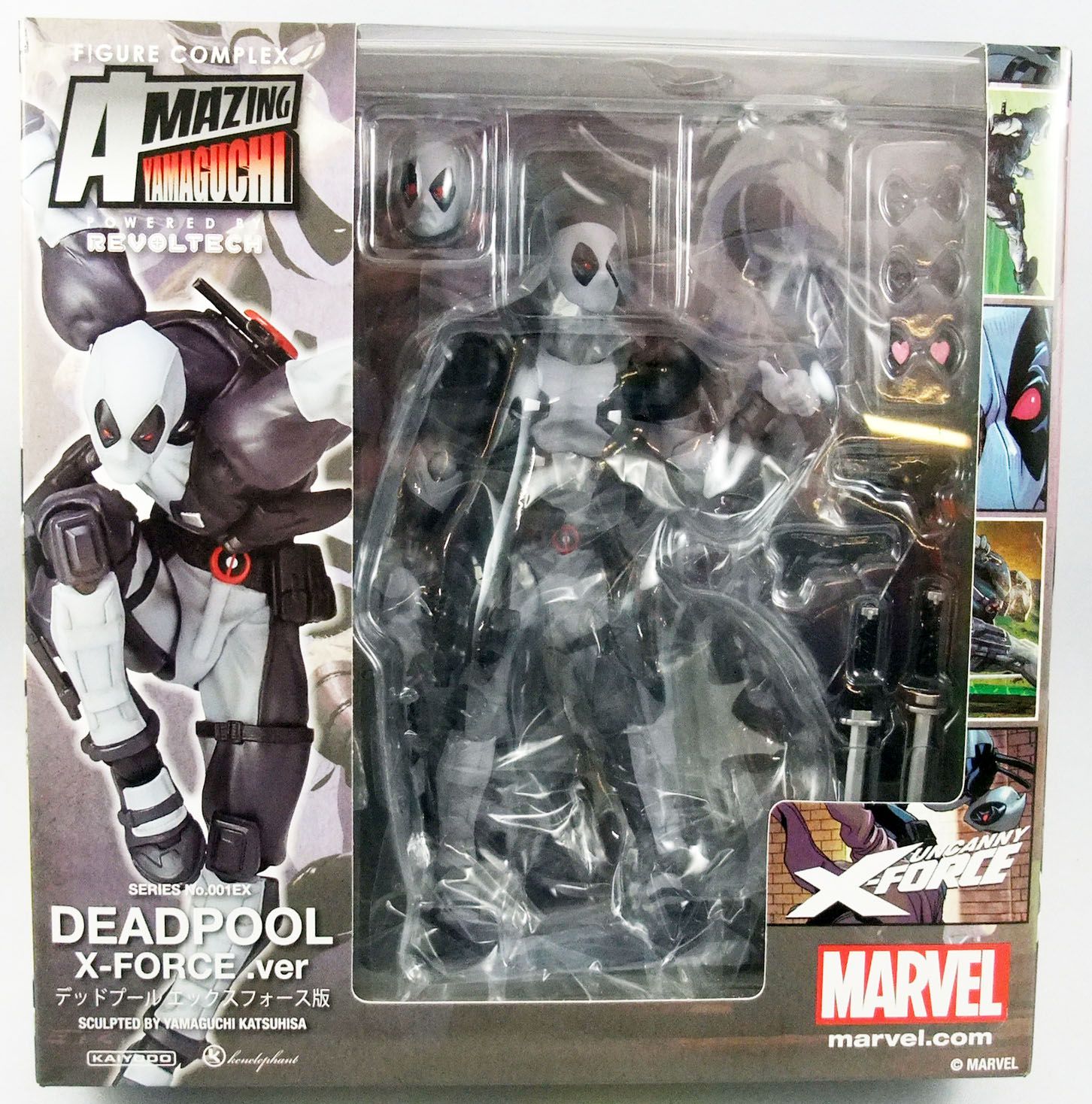 Revoltech Series No.001 Deadpool 6" Action Figure complex 