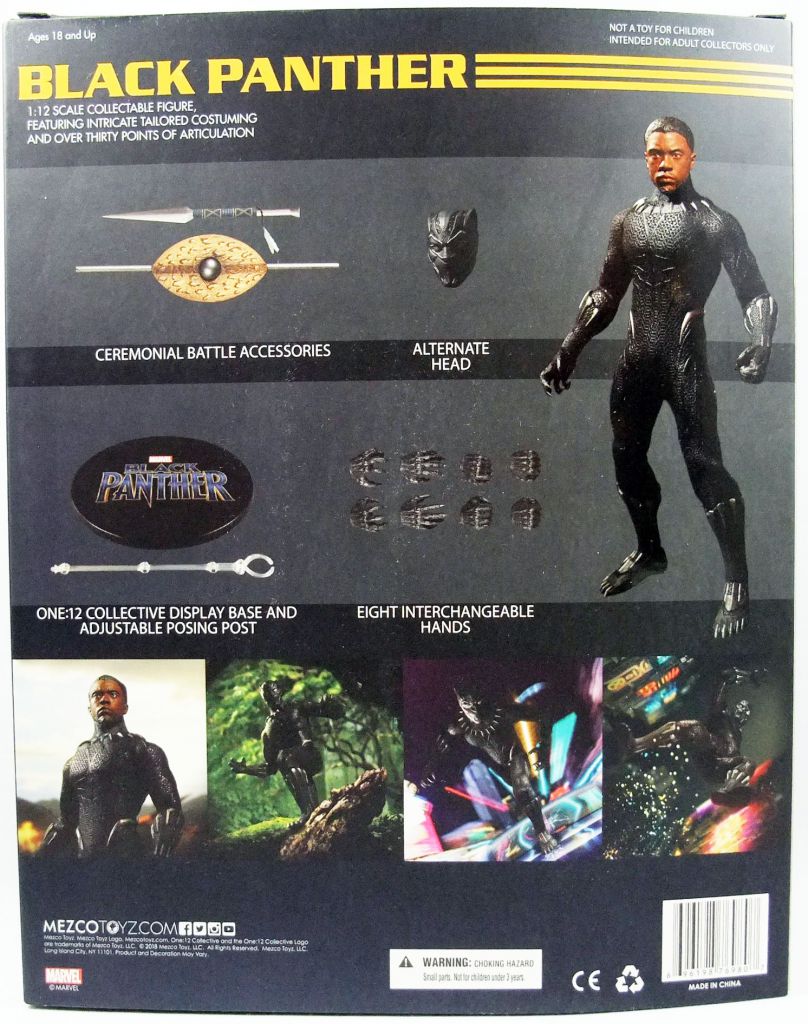 mezco one 12 black panther