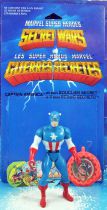 Marvel Guerres Secrètes - Captain America (loose avec cardback) - Mattel