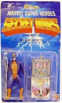 Marvel Guerres Secr�tes - Constrictor (carte Espagne) - Mattel