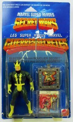 Marvel Guerres Secr�tes - Electro (loose avec blister Europe) - Mattel