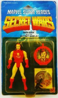 Marvel Guerres Secr�tes - Iron Man (carte USA) - Mattel