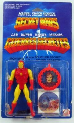 Marvel Guerres Secr�tes - Iron Man (loose avec blister Europe) - Mattel