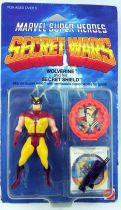 Marvel Guerres Secrètes - Wolverine / Serval \ black claws\  (carte USA) - Mattel