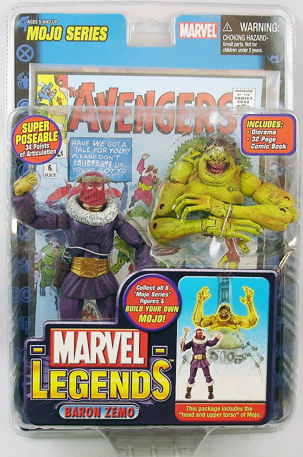 Marvel Legends - Baron Zemo - Serie 14 Mojo Serie - ToyBiz