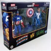 Marvel Legends - Captain America & Venom - Serie Hasbro (Gamerverse)