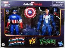 Marvel Legends - Captain America & Venom - Series Hasbro (Gamerverse)