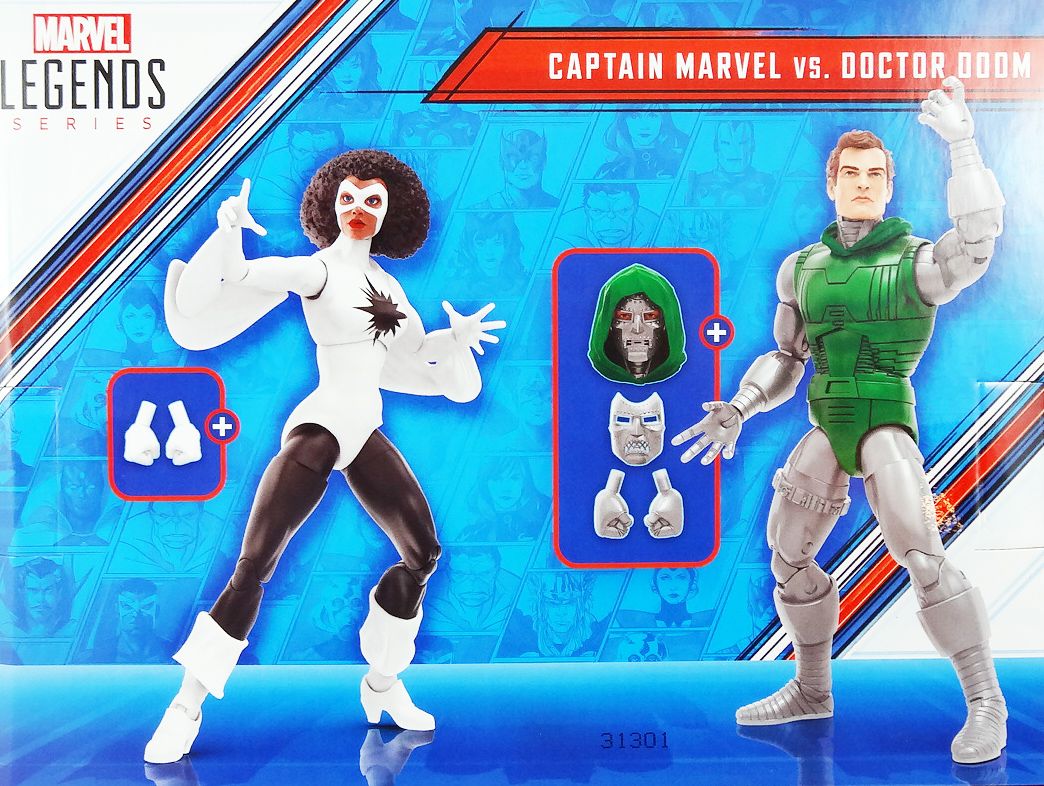 Hasbro Marvel Legends Series Captain Marvel vs. Doctor Doom