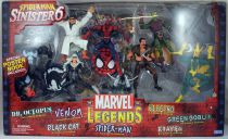 Marvel Legends - Coffret \ Sinister 6\  : Dr. Octopus, Kraven, Electro, Green Goblin, Black Cat, Venom, Spider-Man