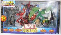 Marvel Legends - Coffret \ Spider-Man\'s Fearsome Foes\  : Rhino, Carnage, Vulture, Lizard, Spider-Man