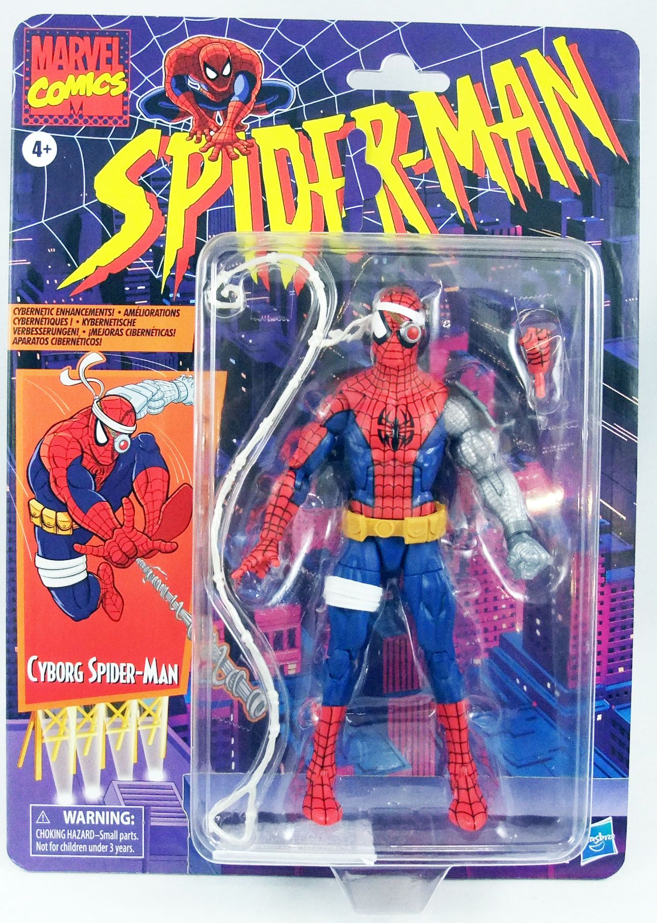 Marvel Legends - Cyborg Zone Spider-Man (Spider-Man 1994 Animated Series) -  Series Hasbro